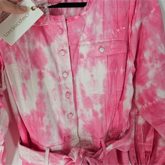 Loveshackfancy Hibiscus Hand Dye Paca Jumpsuit 8 - Picture 5 of 12